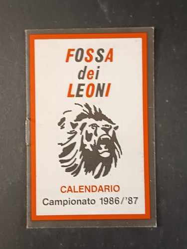 Calendarietto fossa dei leoni - fossa,