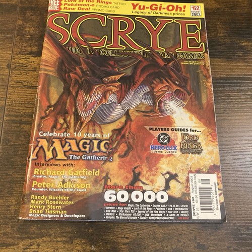 Scrye magazine 2003 guida - scrye,