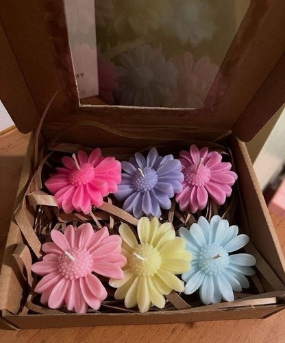Set regalo candele fiori