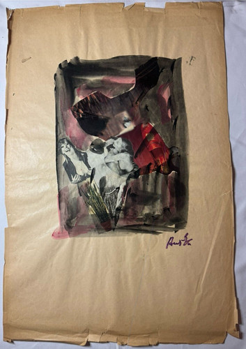 Original table signed - , autì