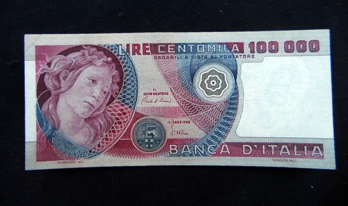 1980 italy banknote 100000 - 1980,