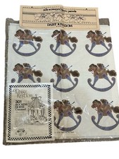 Giostra cavallo a dondolo vintage 1964 margherita regno serigrafata di Laurie Anne