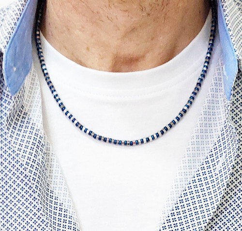 Collana elegante uomo in - collana,