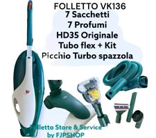 FOLLETTO VK136 RIGENERATO CON HD36 VORWERK TUBO PICCHIO ACCESSORI RICONDIZIONATO