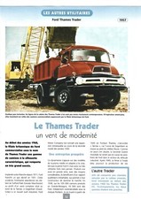 FICHE & FORD THAMES TRADER & UTILITAIRES & Année 1957