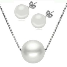 Set gioielli perle argento - gioielli,