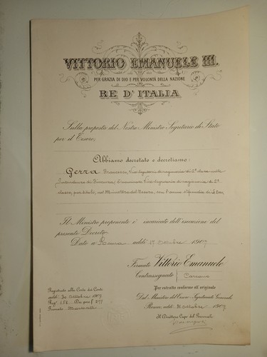 Attestato vittorio emanuele - attestato,
