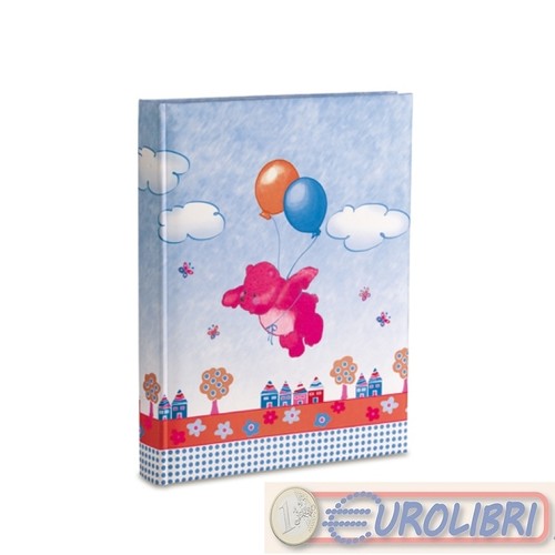 Album nascita 23x30cm celeste - album,