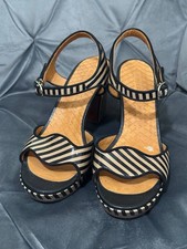 Tacchi décolleté Chie Mihara platform retrò Y2K in pelle stile vintage UK6 EUR 39