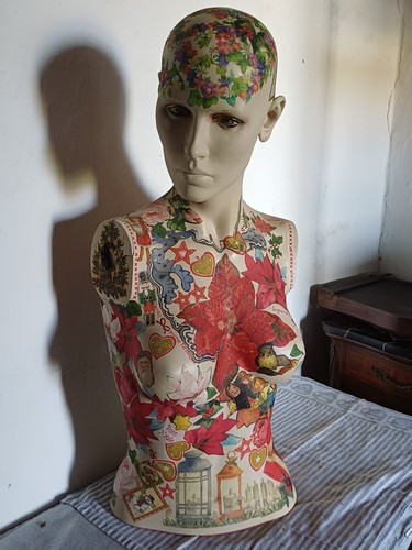 Busto manichino donna con
