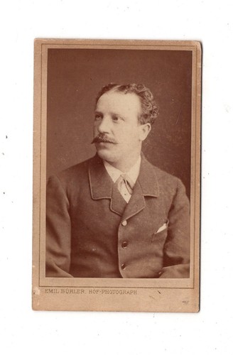 Foto cdv ritratto uomo - cdv,