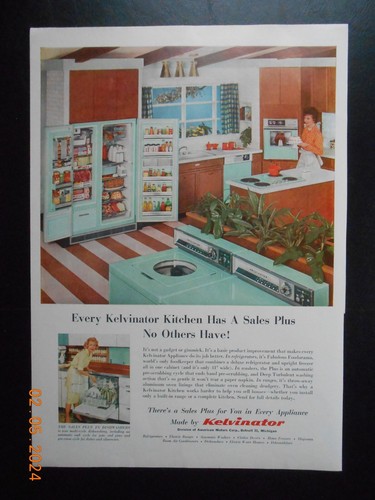 1960 kelvinator cucina verde - 1960,
