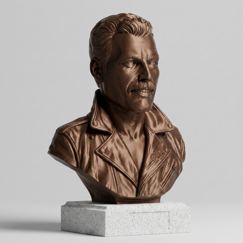 Freddie mercury bust - mercury,