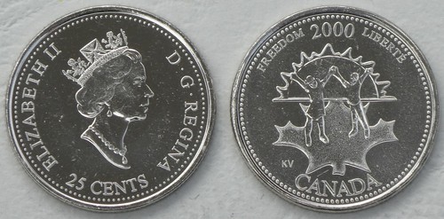 Canada cents moneta - 25,