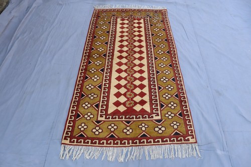 Tappeto gabbe beige verde - beige,