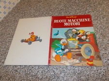 CARTONATO RUOTE MACCHINE MOTORI MONDADORI 1° EDIZIONE 1964 OTTIMO TIPO DISNEY
