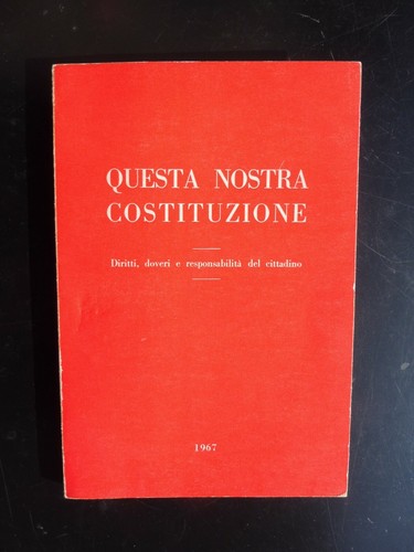 Libro questa nostra - libro,