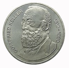 [NC] SVIZZERA - 5 FRANCHI COMMEMORATIVI - KELLER 1990 (nc5294)
