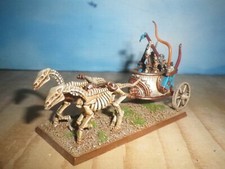 Warhammer-Esercito dei non morti- Aurigha in plastica ottimamente dipinta