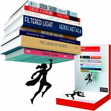 Wondershelf Artori Design Scaffale Libri Nascosto Illusione Ottica Galleggiante 