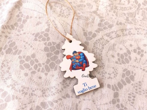 Alberello auto legno con - ,