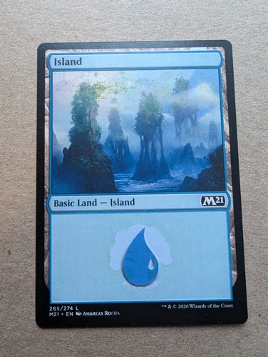 Mtg misprint island - mtg,