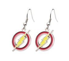DC Comics Donna Flash Fulmine Bullone Orecchini a Goccia
