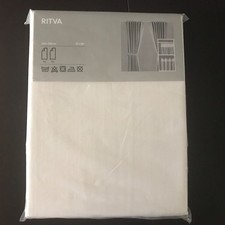 Tende IKEA Ritva con schienali a cravatta - 98” x 57” Beige 