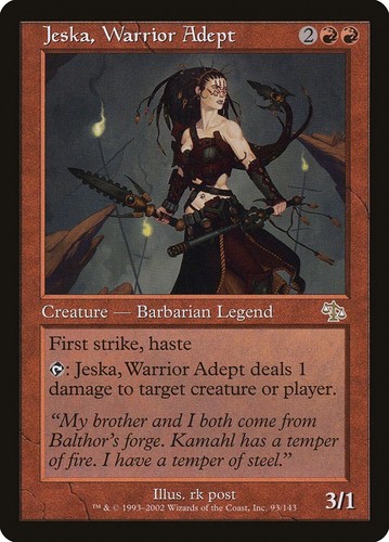 Mtg jeska warrior adept exc - mtg,