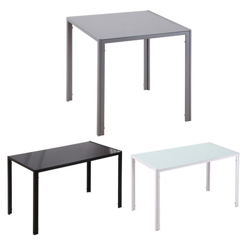 Homcom tavolo moderno quadrato - tavolo,