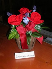 Composizione fiori realizzati