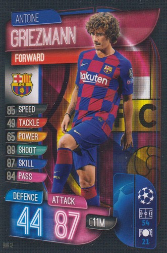 Bar12 antoine griezmann carta - bar12,
