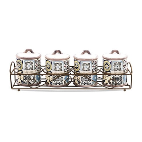 Set contenitori ceramica - 4x,