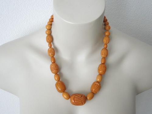 Vintage bachelite collana - bachelite,