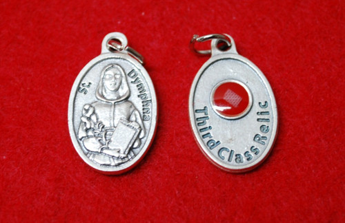 Medaglia reliquia santa dinfa - reliquia,