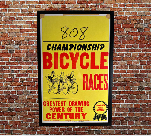 Poster con cornice gare