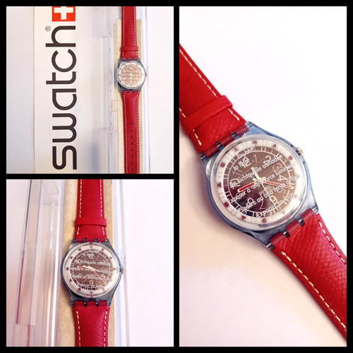 Swatch gent nuovo solar srn101 - nuovo,