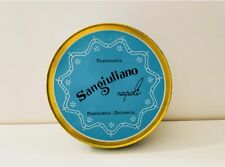 ? Sangiuliano Napoli Antica scatola pubblicitaria in latta anni 50 Pastiere