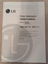 LG SuperSlim HD CRT TV manuale