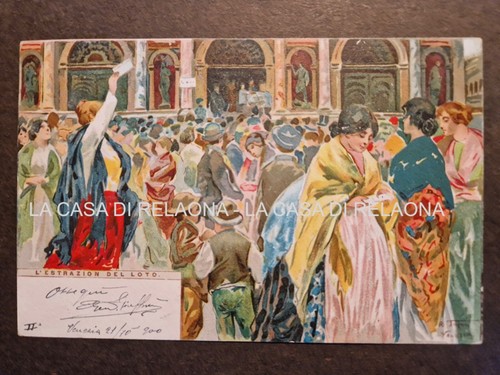 Cartolina venezia estrazioni - venezia,