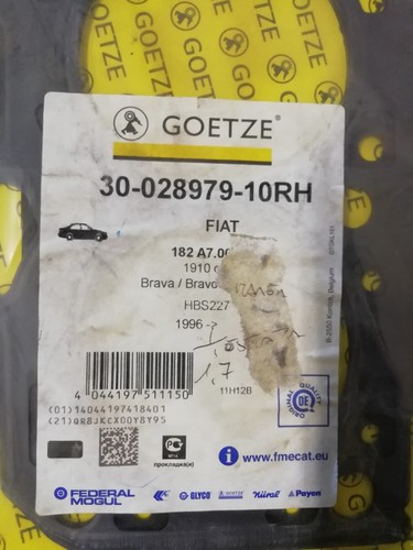 Goetze 028979 10rh - goetze, 30-028979-10rh