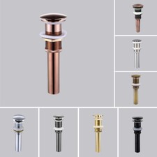 Lavabo Ottone Pop Up Scarico Rifiuti Antitrabocco per Rubinetto Lavabo Bagno Zzh220