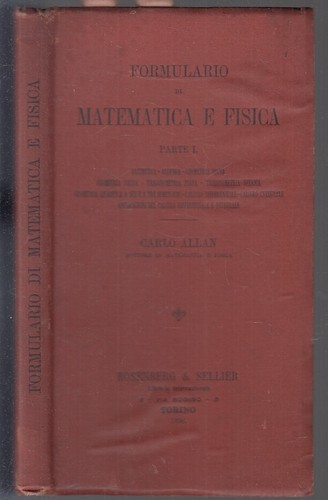 Formulario matematica a - matematica,