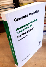 DIRITTO PRIVATO - NOZIONI GIURIDICHE FONDAMENTALI - VISINTINI