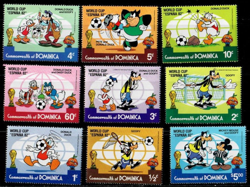 Dominica 1982 disney - dominica,