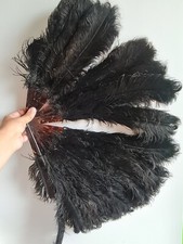 Ventaglio anni 20 in piume di