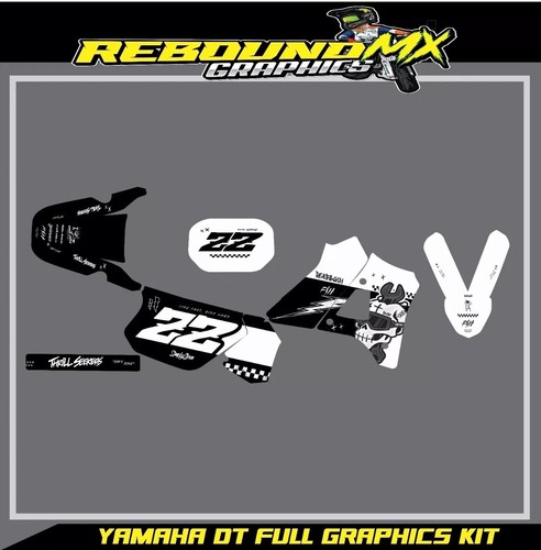 Adesivi yamaha dtr125 kit - adesivi,