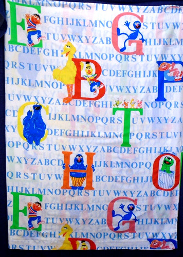 Vintage sesame street alphabet - vintage,