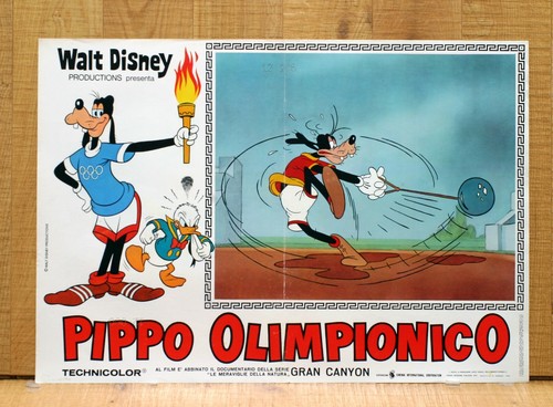 Pippo olimpionico fotobusta - pippo,