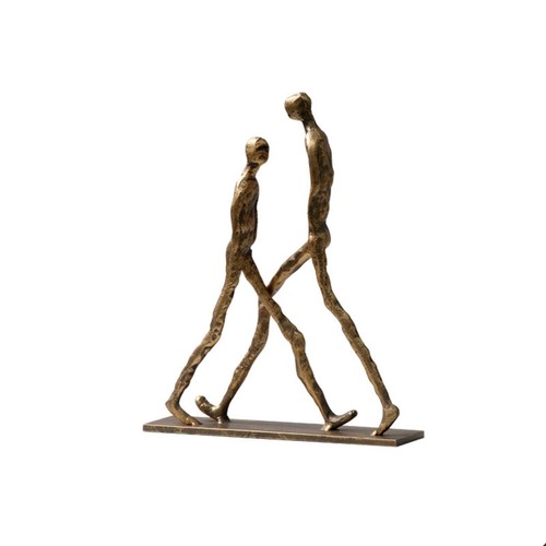 Scultura con figure astratte - con,